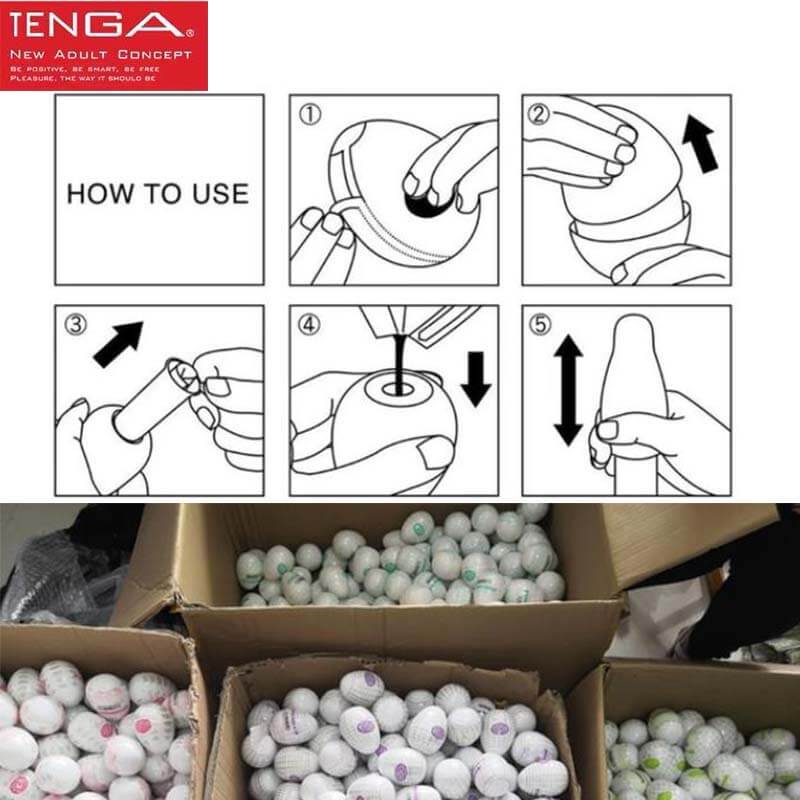 Tenga Eggs Sex Toy Deep Throat Masturbator - Adult Toys