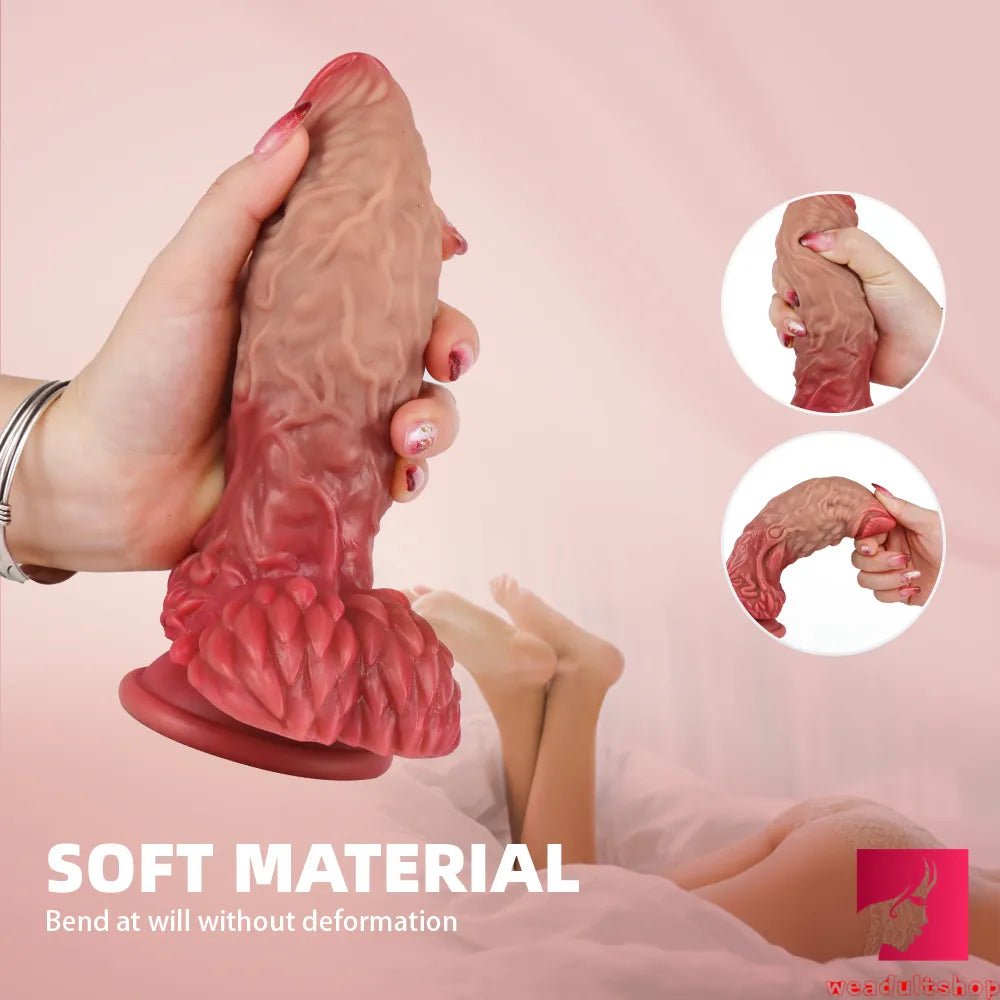 7.4in Dragon Fantasy Penis Dildo Real Apperance Odd Dildo