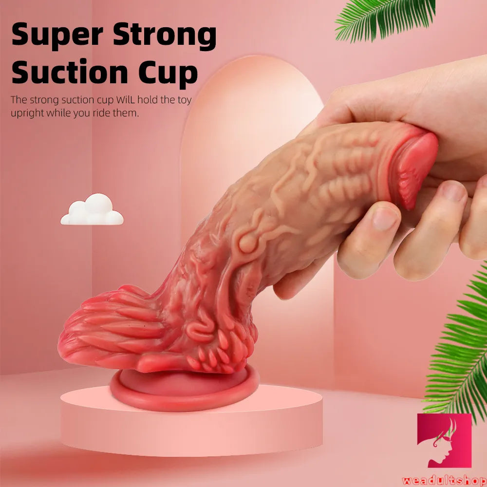 7.4in Dragon Fantasy Penis Dildo Real Apperance Odd Dildo