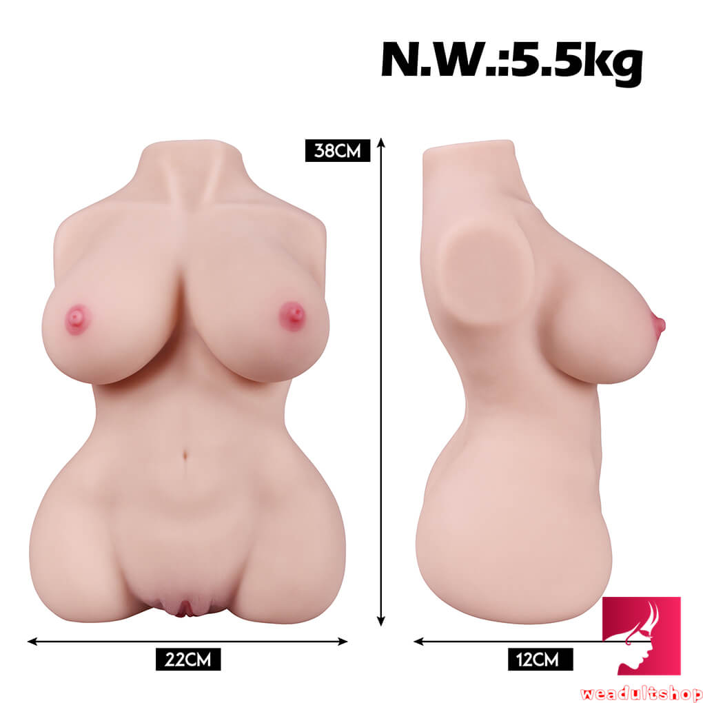 12.13lb 3D Realistic Sex Doll Torso With Tender Vagina Anus Toy