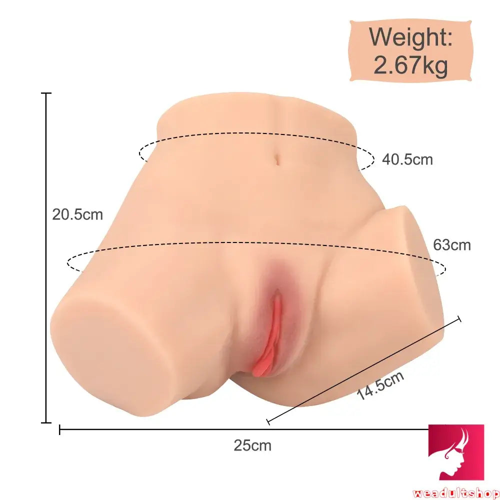 5.88lb Pretty Soft Tender Vagina Sex Doll Torso With Tight Anus