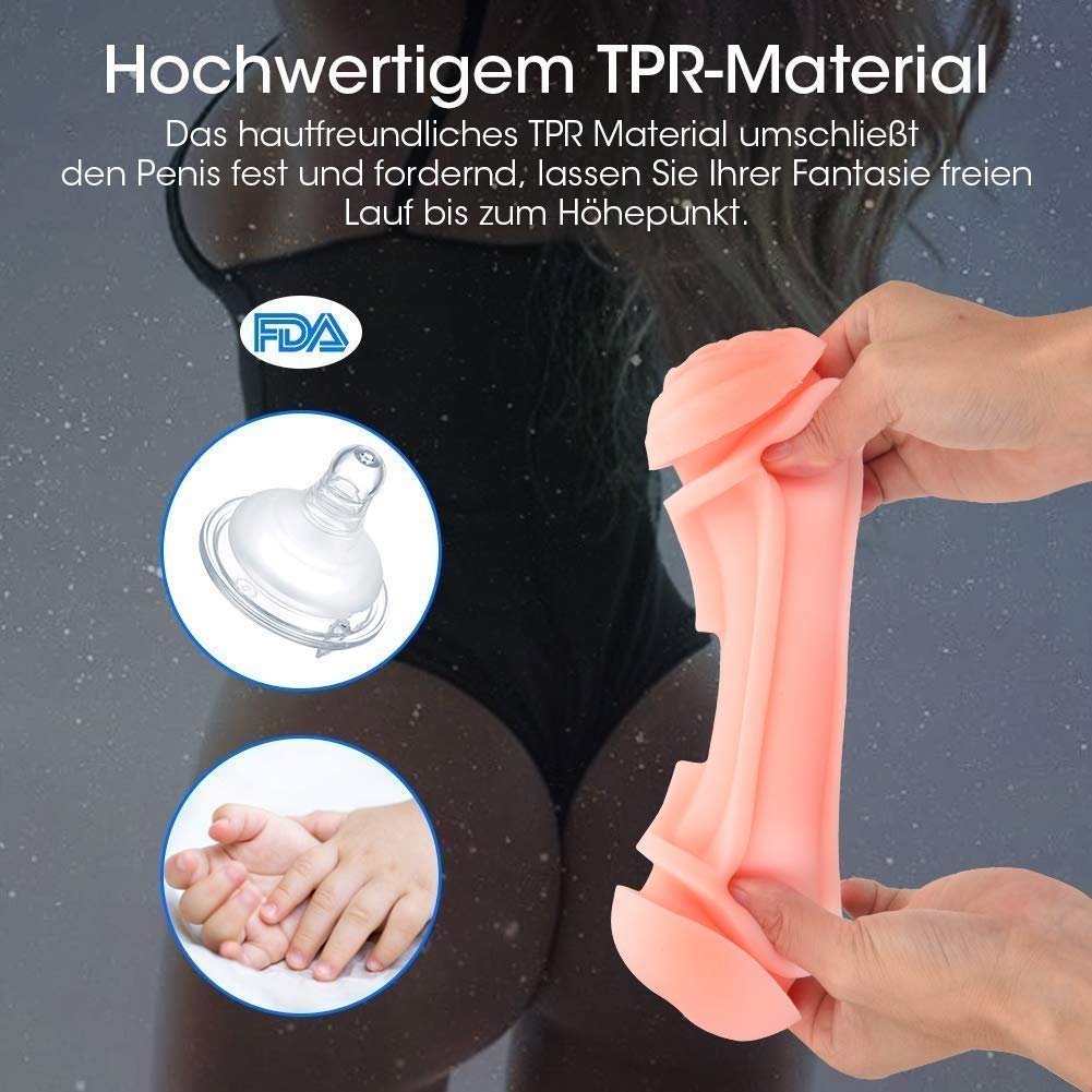 Intelligent Sound 5D Electric Pocket Pussy And Anal Sex Toy - Adult Toys