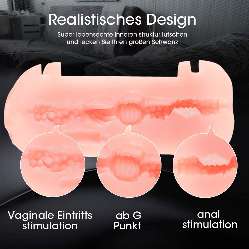 Intelligent Sound 5D Electric Pocket Pussy And Anal Sex Toy - Adult Toys