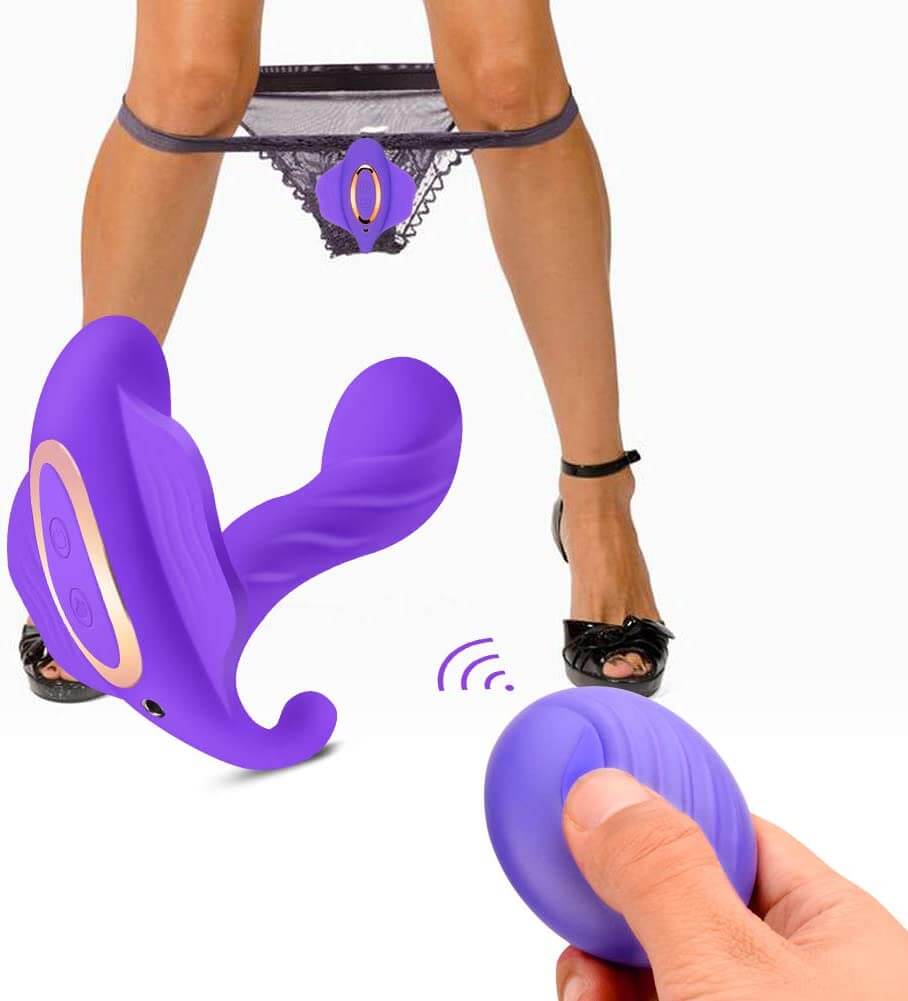 Butterfly Vibrator Wireless Wearable Massager - Adult Toys