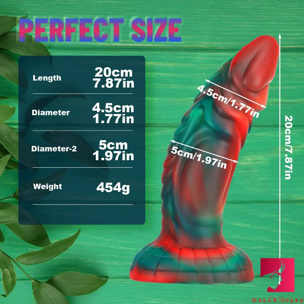 7.87in Fantay Monster Silicone Dildo Animal BDSM Love Toy