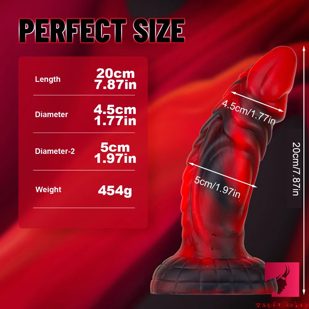 7.87in Fantay Monster Silicone Dildo Animal BDSM Love Toy