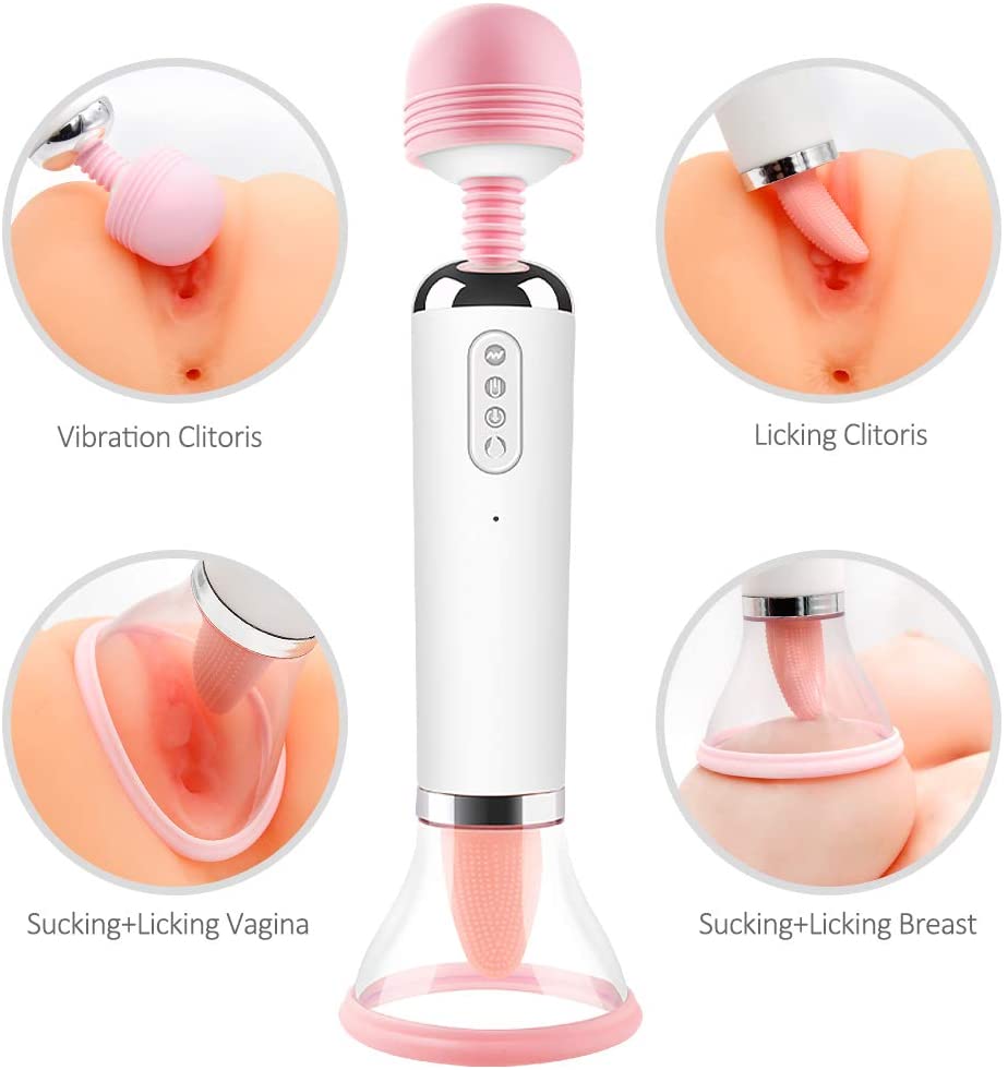 Magic Wand Vibrator Original AV Licking Heating Massager - Adult Toys