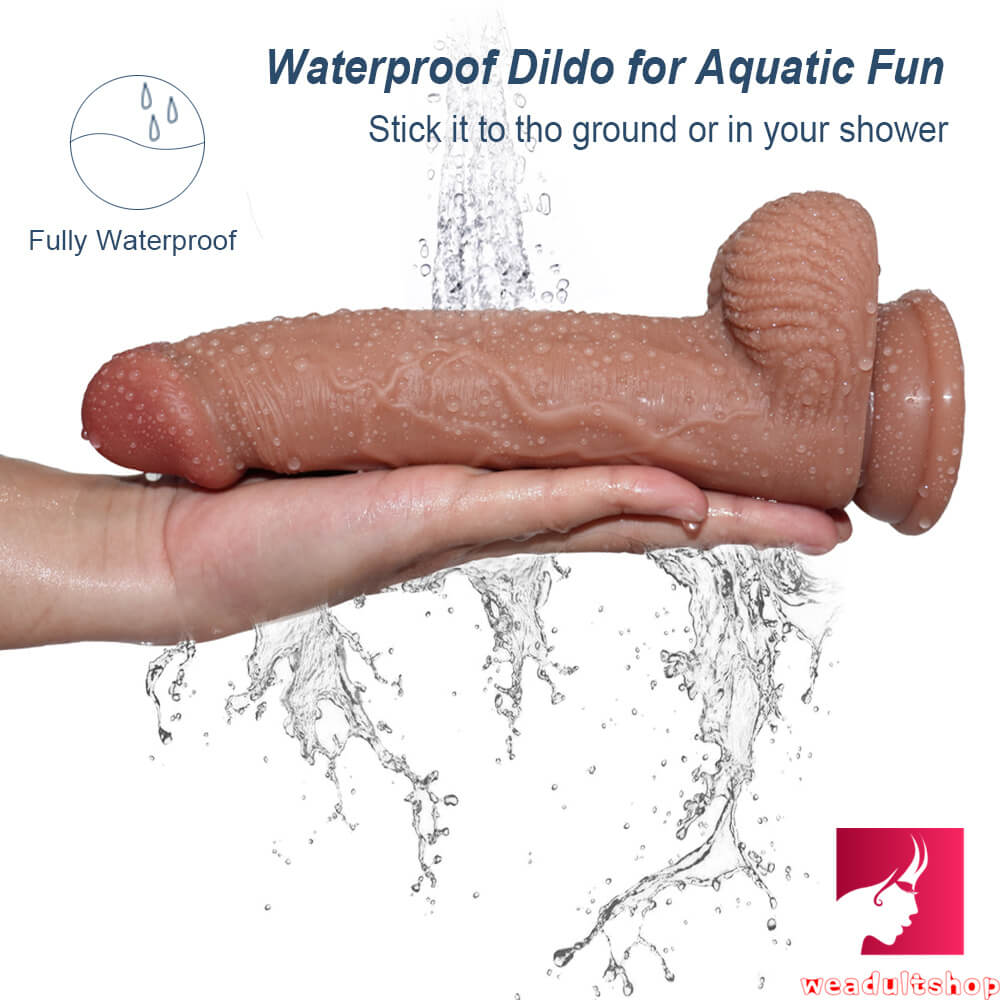 8.26in Double Layer Silicone Lifelike Dildo Adult Sex Toy