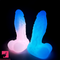 5.51in Silicone Uncut Luminous Monster Soft Dildo For Women Men Prostate