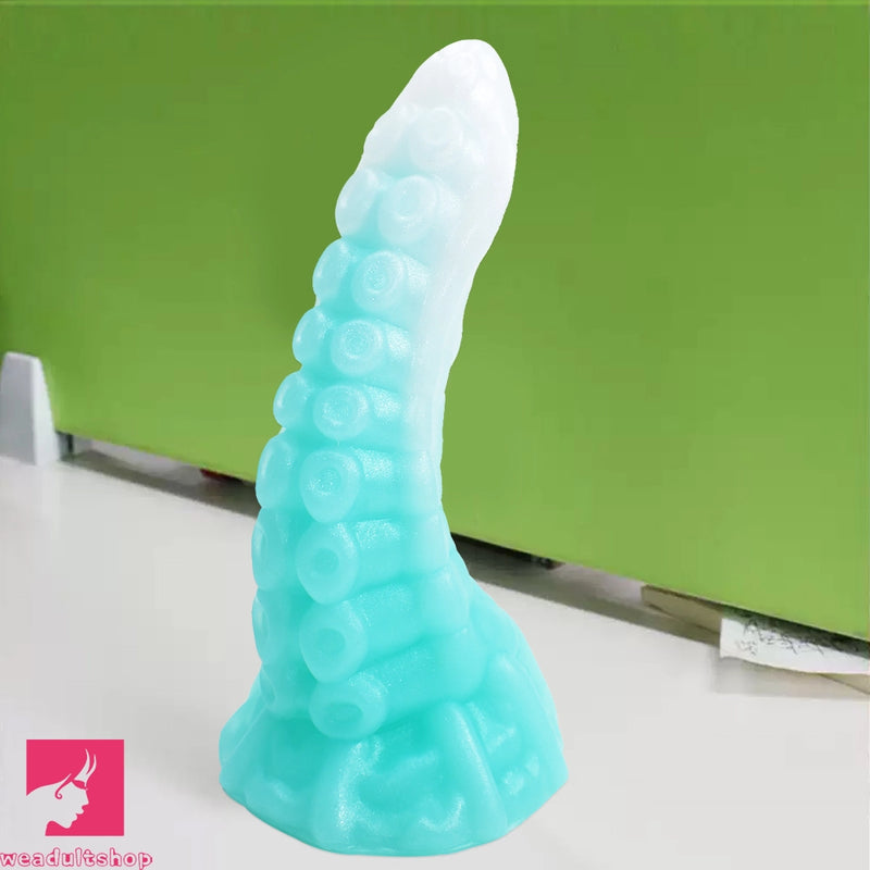 5.9in 6.69in 8.66in Big Animal Tentacle Silicone Soft Dildo For Prostate