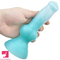 7.49in Dog Cock Knot Dildo Silicone Soft Animal Cock Luminous Clit Dildo