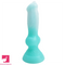 7.49in Dog Cock Knot Dildo Silicone Soft Animal Cock Luminous Clit Dildo