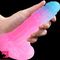 5.51in Silicone Uncut Luminous Monster Soft Dildo For Women Men Prostate