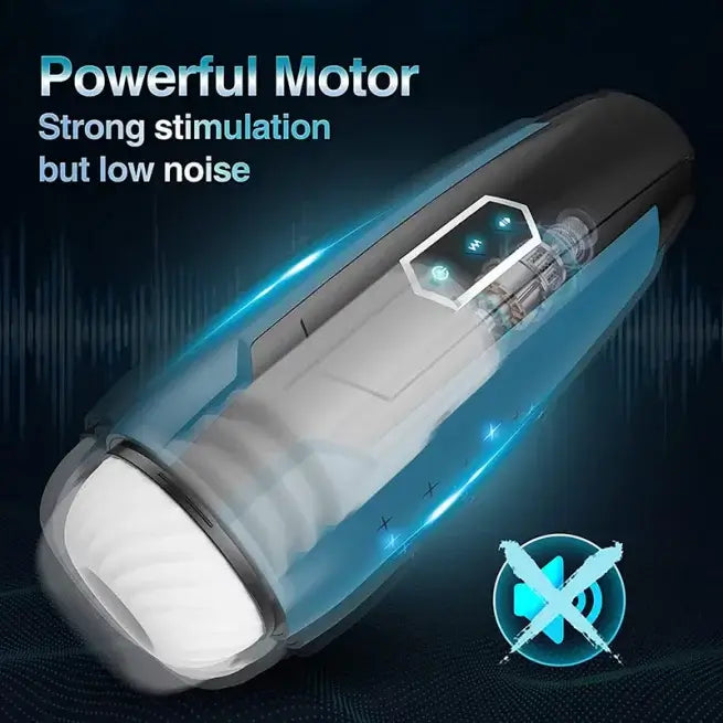 Upgraded Powerful Thrusting Vibrating Automatic Male Masturbator Upgraded Powerful Thrusting Vibrating Automatic Male Masturbator