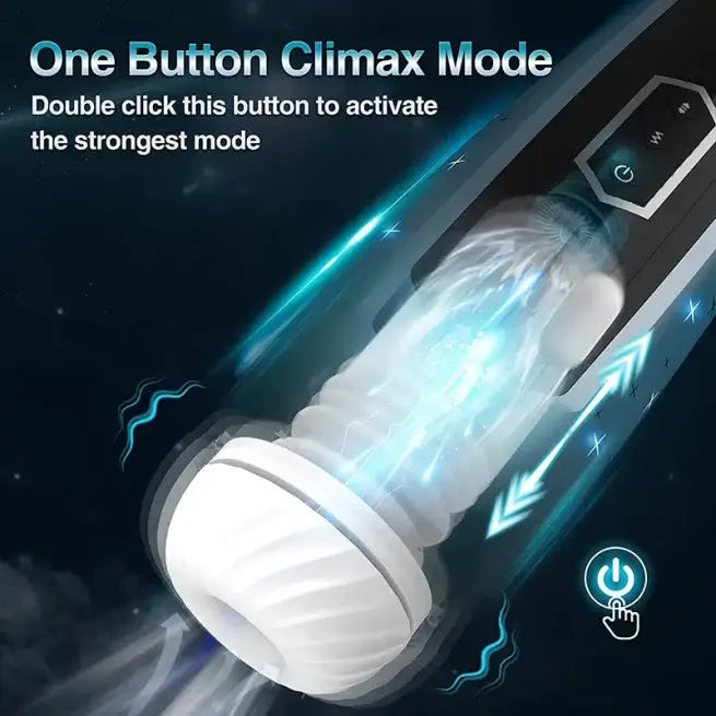 Upgraded Powerful Thrusting Vibrating Automatic Male Masturbator Upgraded Powerful Thrusting Vibrating Automatic Male Masturbator