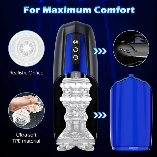 Detachable Telescoping Interaction Ball Bearing Automatic Masturbator Detachable Telescoping Interaction Ball Bearing Automatic Masturbator
