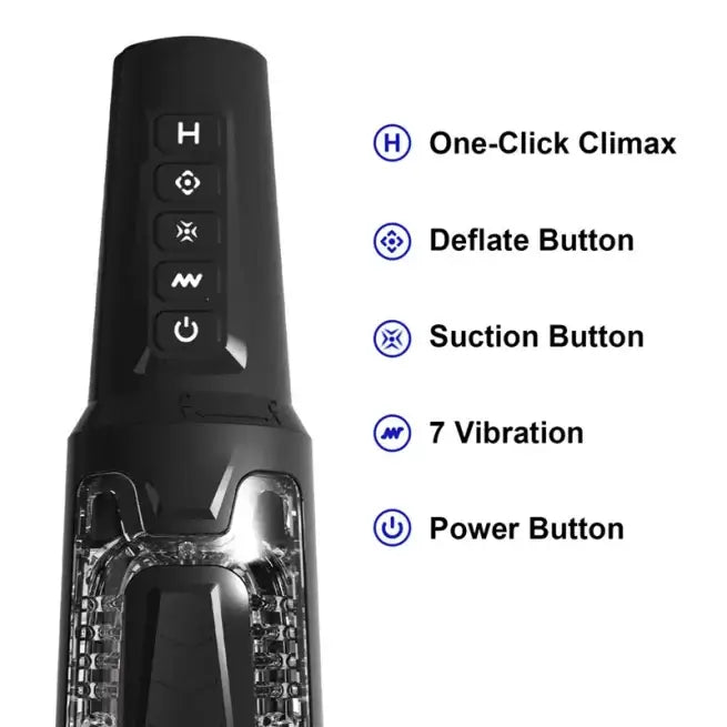 Lifelike 3D Sexy Moaning Clamp Suction Vibrating Automatic Masturbator