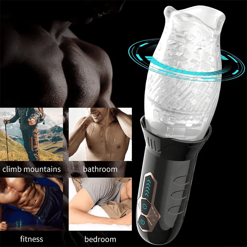 10 Vibrating 5 Rotation Handle Blowjob Automatic Masturbator 10 Vibrating 5 Rotation Handle Blowjob Automatic Masturbator