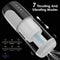 7 Telescopic Vibrating Waterproof TPE Automatic Masturbator