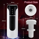 7 Telescopic Vibrating Waterproof TPE Automatic Masturbator