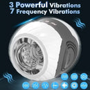 3D 3X7 Vibrating Modes Two-Way Pumping Male Penis Masturbator