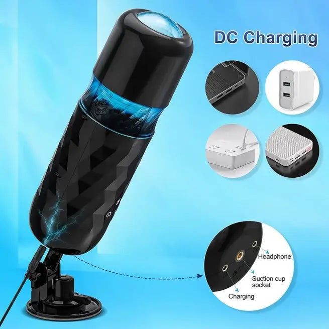 7 Thrusting 7 Rotating Modes Hands Free Male Masturbator 7 Thrusting 7 Rotating Modes Hands Free Male Masturbator