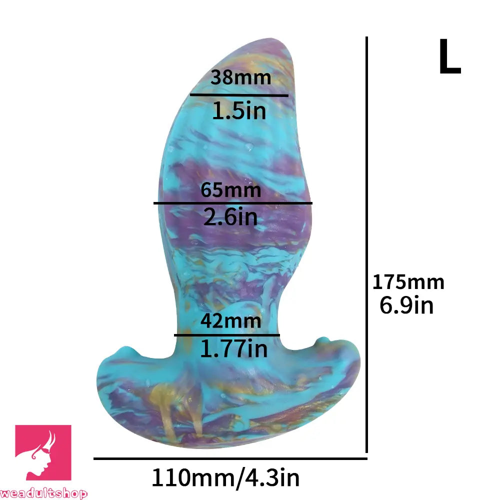 4.62in 5.7in 6.9in 7.67in 9.05in Wearable Silicone Soft Real Surface Dildo