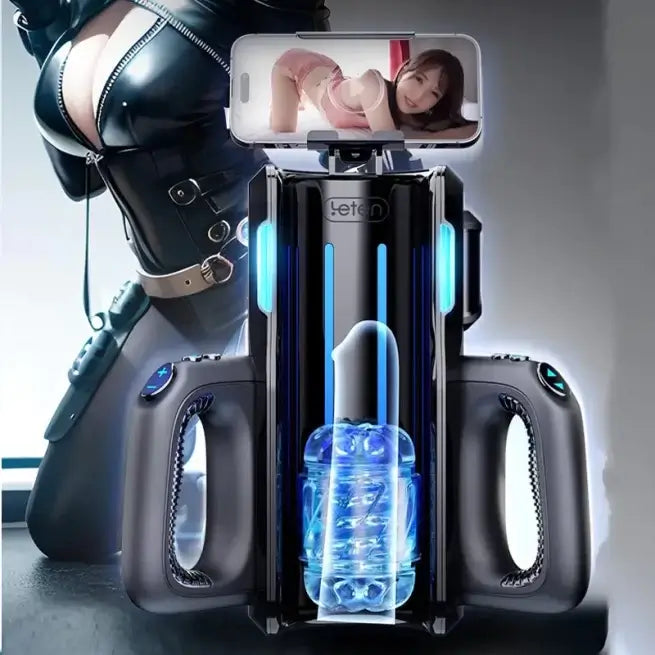 Leten Full Automatic Male Stroker PRO Machine With Handle Leten Full Automatic Male Stroker PRO Machine With Handle