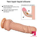 7.87in Odd Dual Layer Silicone Soft Dildo For Women Fucking Sex