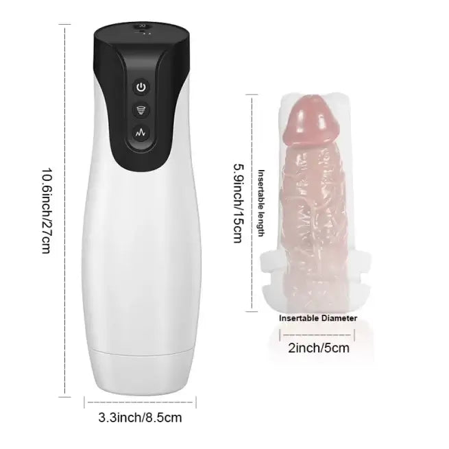 7 Vibrating Sucking Modes Quiet Auto Masturbator For Men