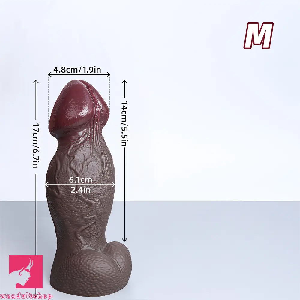 5.5in 6.7in 9in 11.4in Silicone Soft Lifelike Fantasy Dildo Adult Penis Cock