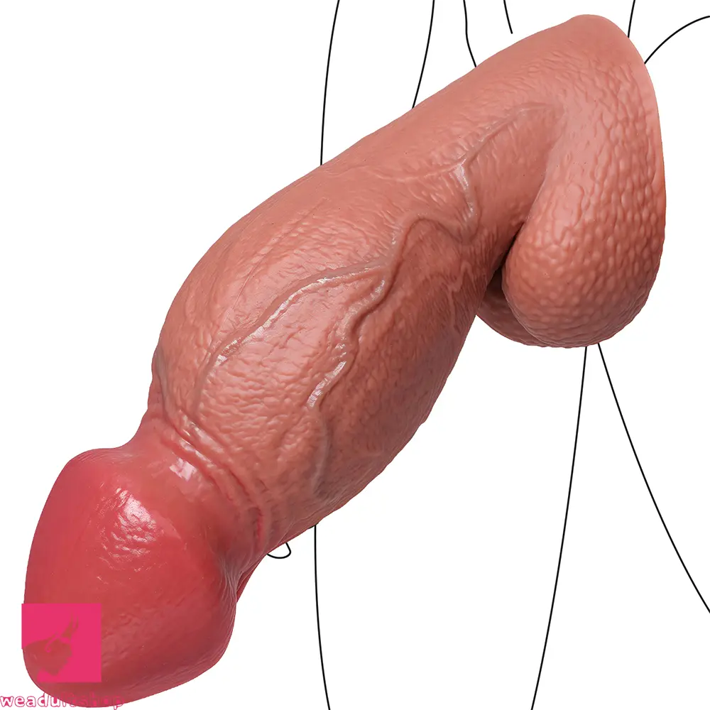 5.5in 6.7in 9in 11.4in Silicone Soft Lifelike Fantasy Dildo Adult Penis Cock