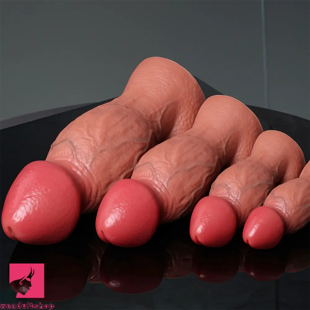 5.5in 6.7in 9in 11.4in Silicone Soft Lifelike Fantasy Dildo Adult Penis Cock