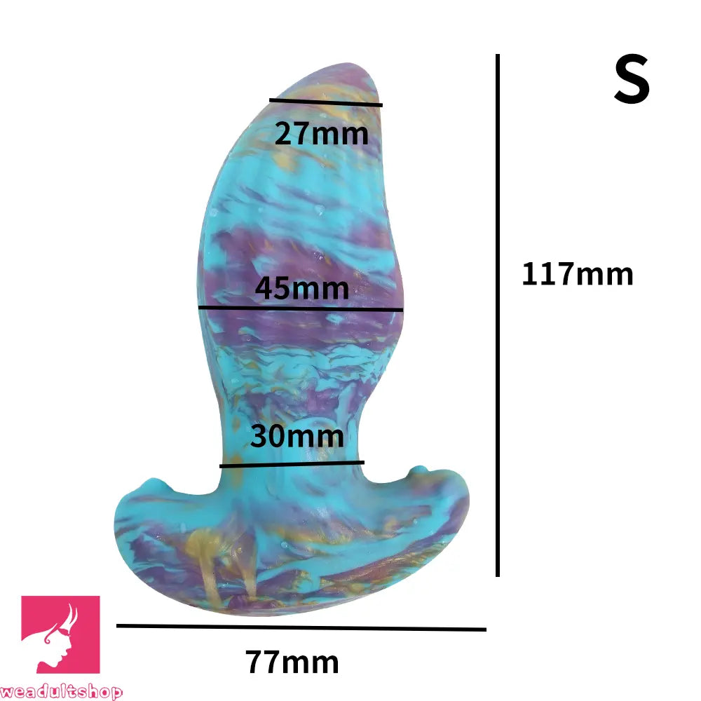 4.62in 5.7in 6.9in 7.67in 9.05in Wearable Silicone Soft Real Surface Dildo