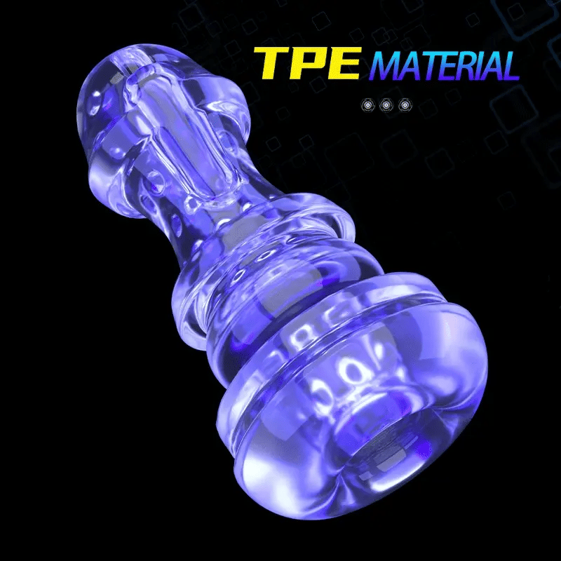 Powerful Telescopic Male Auto Masturbator With UV Heating Base