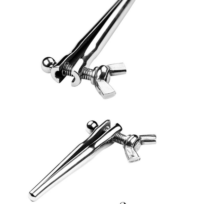 Stainless Steel Adjustable Urethral Dilator Sounding BDSM Penis Plug