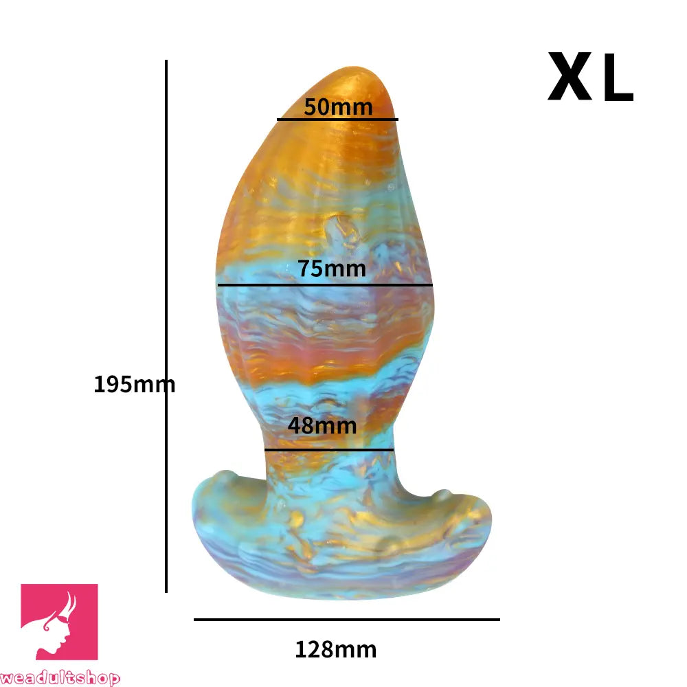 4.62in 5.7in 6.9in 7.67in 9.05in Wearable Silicone Soft Real Surface Dildo