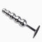 Fetish Kinky Sex Love Anal Beads Metal Butt Plug With 5 Graduated Balls