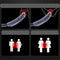 Wolf Fang Stick Shape Clear Anal Butt Plug Large Dildo Adult Toy For Women