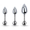 Metal Anal Plug For Men & Women Battery-Free Ideal For SM Play Cosplay