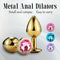 Metal Gem Anal Trainer Exercise Plug For Beginners Experienced Users