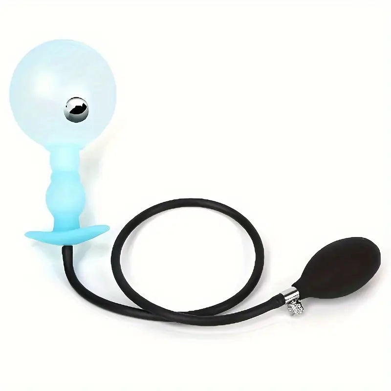 Noctilucent With Steel Ballsinflatable Anal Plug Anal Dilation Device Noctilucent With Steel Ballsinflatable Anal Plug Anal Dilation Device