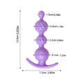 Plastic Butt Plug Anal Trainer G-spot Prostate Stimulators With Pull Handles
