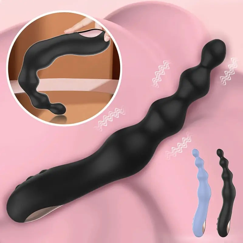 Rechargeable Anal Beads Butt Plug Prostate Massage Auto Adult Sex Toy