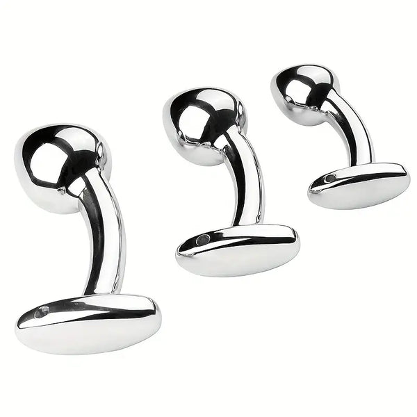 Metal Arc Rear Court G-spot Anal Plug Butt Plug SM MaleAnal Expander