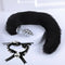 Set Dtachable Fox Tail Anal Plugs Cute Cat Girl Dress-up Bell Necklace