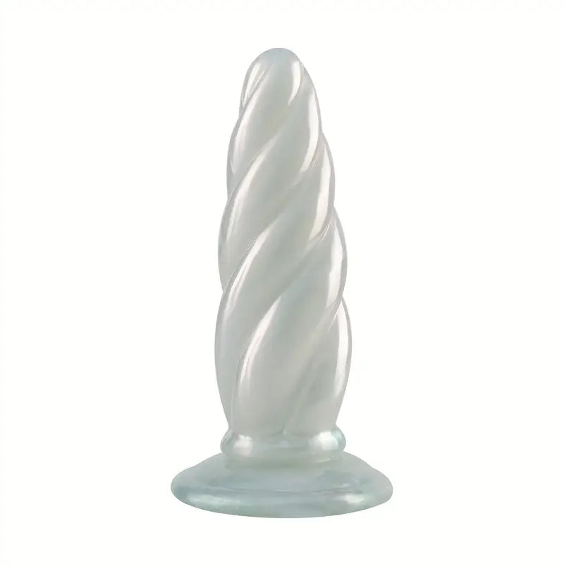 Spiral Penis Spiral Dildo Penis Big Butt Plug Soft Silicone Anal Plug