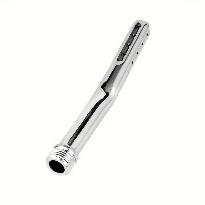 Metal Handheld Showerhead Enema Douche 17-Hole Water Flow Floor Mount
