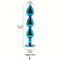 Universal Metallic Anus Plug 7 Color Smooth Suction Adult Sex Toy