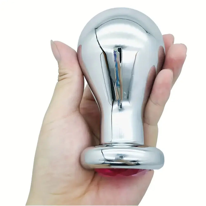 Unisex Metal Anal Plug Toy Sex Accessory For Anus Dilation Stimulation